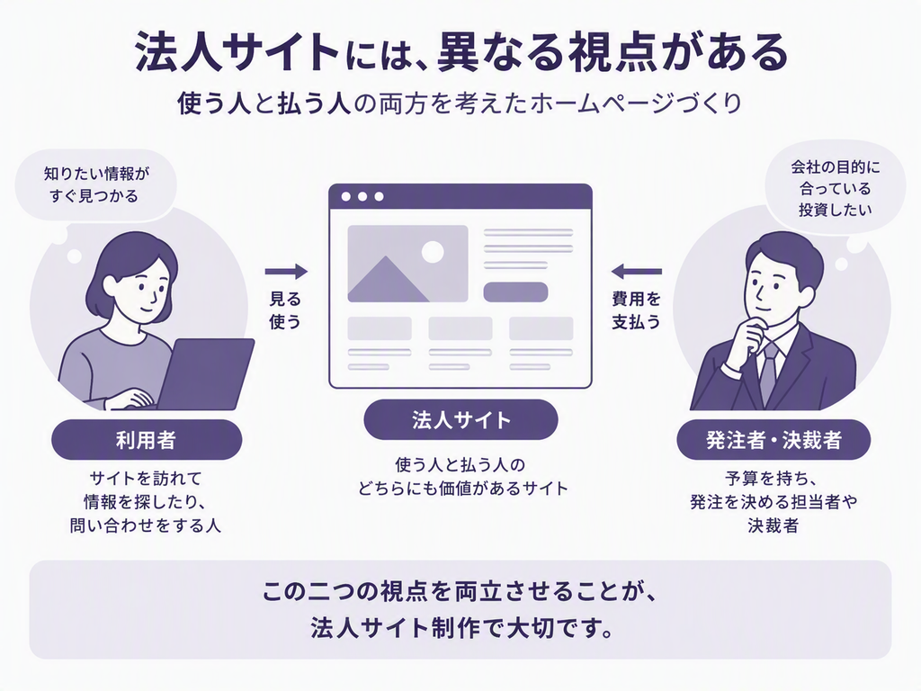 利用者と発注者は別の存在