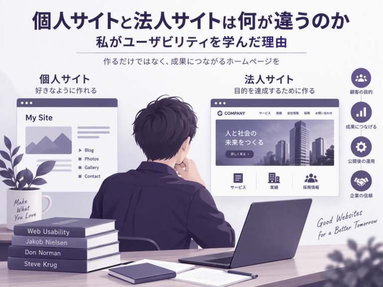法人サイト制作の考え方